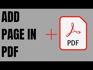 How to Add Page in PDF file