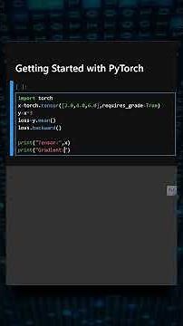 Getting Started with PyTorch