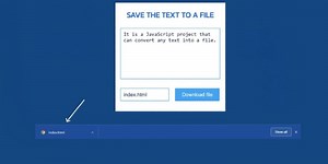 Save Textbox Value to File using JavaScript