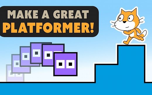 Griffpatch平台游戏制作教程 第一集