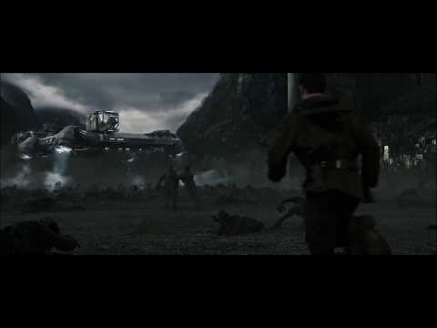 Alien Covenant Scene : Protomorph Climbs the Ship