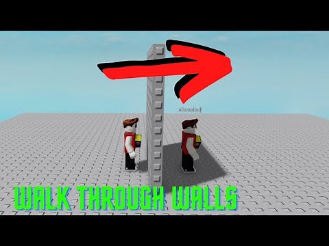 How to WALK THROUGH WALLS | Roblox