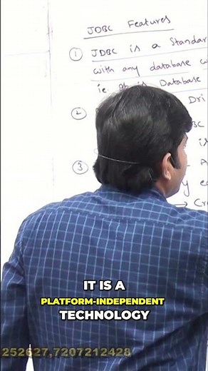 JDBC Tutorial: Platform-Independent CRUD Operations Explained #shorts