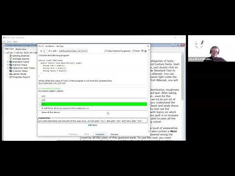 Java 8 OCA (1Z0-808) - Java Basics (Enthuware sample questions)