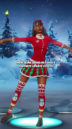 New Fortnite Skins in Today's Winterfest Update