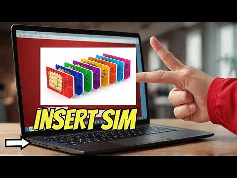How to use sim card in laptop | Using SIMCARD In Laptop