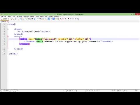 HTML - Embedding Media
