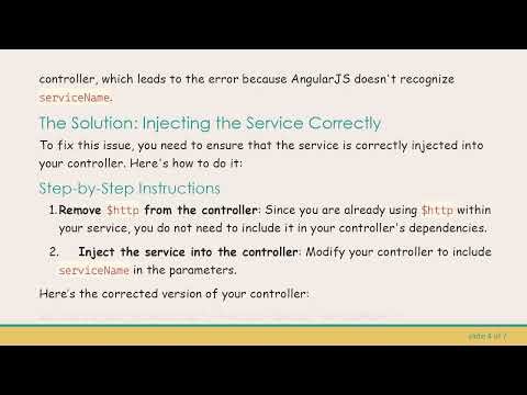 Using a Service to Get JSON from Server in AngularJS