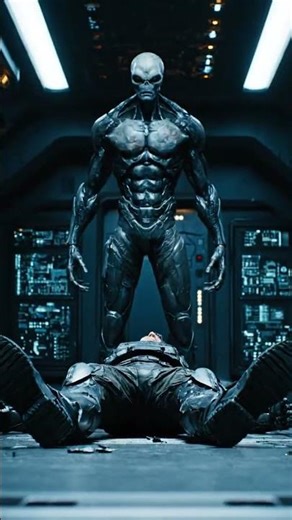 The Vicious "Bloodburster" Alien is Born Mid-Battle | A New Alien Movie Horror Scene