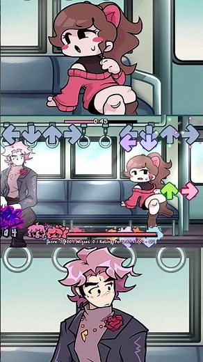 Friday Night Funkin' Soft V2 (GF VS HER BOYFRIEND SVEN) (FNF MOD) (LAGTRAIN) #shorts