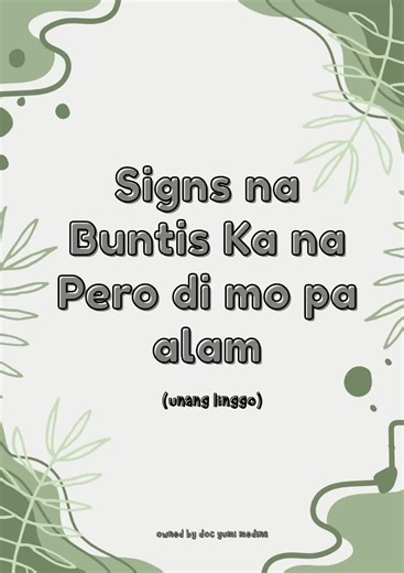 Signs of Pregnancy to Look Out For