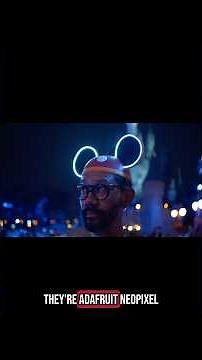 Motion Activated LED Mickey Ears Guide: learn.adafruit.com/neopixel-led-mickey-ears #adafruit