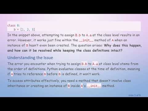How to Access class-level Attributes from Another Class in Python