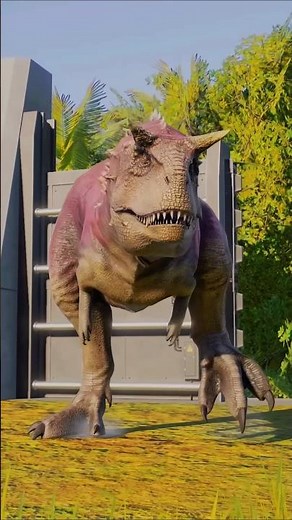 Disney Carnotaurus Takes Over Jurassic World Evolution 2