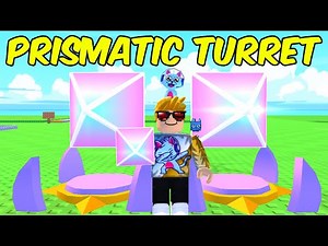 I Unlocked The BEST TURRET in Build Ur Base (PRISMATIC TURRET)