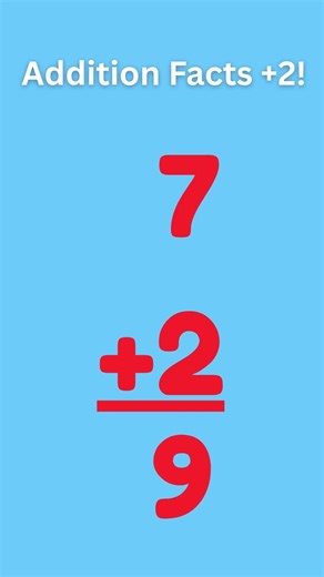 Memorize +2 Facts in Under a Minute! | Add With Me! #MathFacts #Plustwo #FirstGradeMath