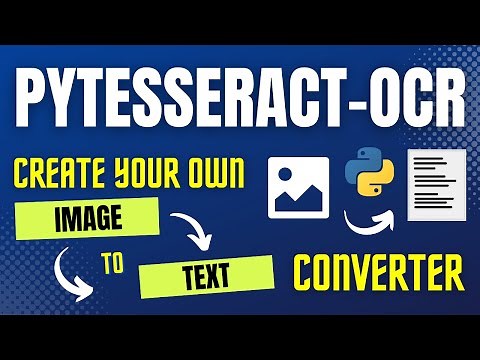Pytesseract - Convert image to text using Python in just 3 lines of code