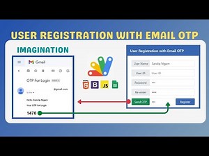 📰Email OTP : User Registration in Google Apps Script Tutorial | Send Email Using Apps Script