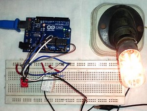 Control Home Lights with Touch using TTP223 Touch Sensor and Arduino UNO