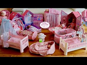 Baby Annabell MEGA Nursery Tour | 10 Dolls, 10 Nursery Toys ,Cozy Bedtime & Nursery Rhymes