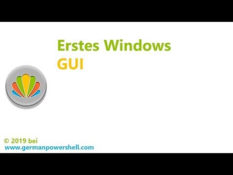Erstes Windows GUI | PowerSHELL deutsch