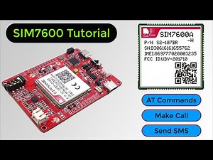 SIM7600 4G LTE GSM Modem Tutorial with Arduino | AT Commands, Call, SMS, HTTP Internet
