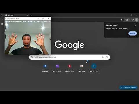 I Built a Hand Gesture Control System Using Python (Real-Time Computer Vision) MediaPipe