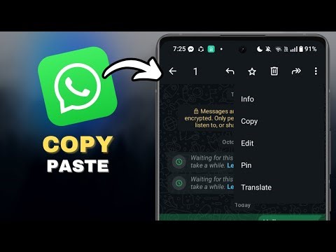 How To Copy & Paste On WhatsApp Android in SECONDS!