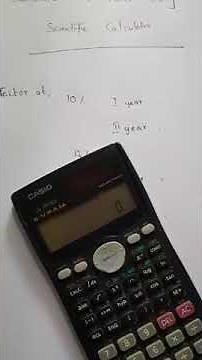Calculate PV Factor Using Scientific Calculator