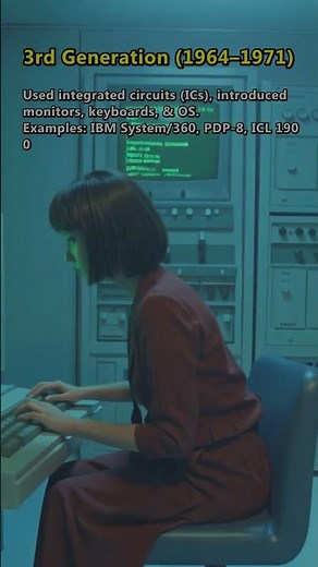 The 5 Generations of Computers Explained in 60 Seconds | Tech Evolution