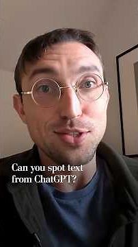 How to spot text from ChatGPT