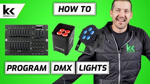 How To Program DMX Lights | Beginner DMX Lighting Tutorial
