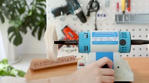 BAOSHISHAN Bench Buffer Jewelry Polisher, Variable Speed Benchtop Polishing Buffing Machine, With One Starter Kit for Jewelry, Wood, Metal, Lathe 110V