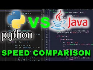 Python Vs Java Speed Comparison. Programming Language Speed Comparison