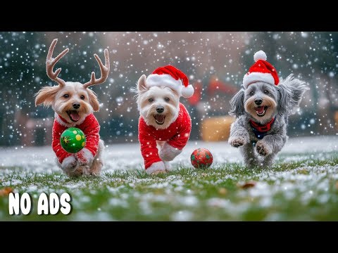 12 HOURS of Dog TV for Dogs to Watch 🐶 Calming Sounds for Dogs Home Alone🎅Anti Anxiety Music