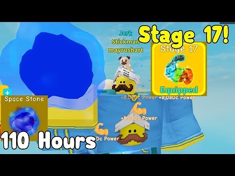 Played For 110 Hours To Unlock Stage 17 In Lifting Simulator Roblox!