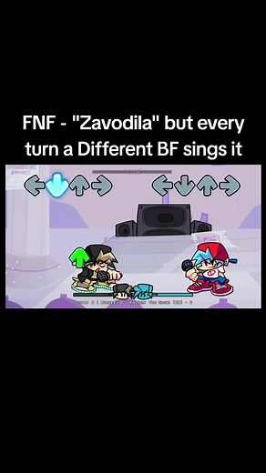 FNF Zavodila Mod: Different BF Sings Each Turn