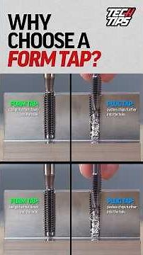 Why choose a form tap? #haascnc #haasautomation #haastooling #haas #cnc #manufacturing