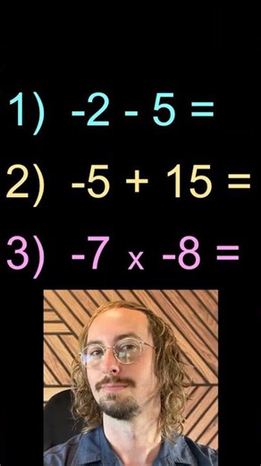 ✖️ ➗ Integers ➕ ➖