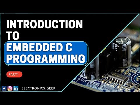 Introduction to Embedded C Programming | Tutorial for beginners | ST Microcontroller | Part 1
