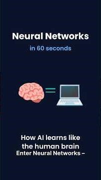 Neural Networks Explained in 60 Seconds (Super Simple Guide!)