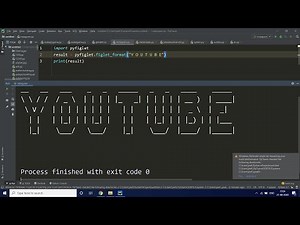 ASCII art in Python Just 3 line of code