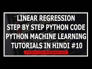 [Hindi] Linear Regression Code In Python Sklearn! - Machine Learning Tutorials In Hindi