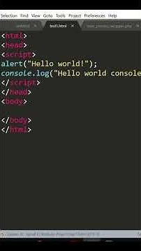 Getting Started and Input/Output with JavaScript (Web Development Basics) #shorts