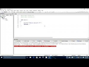 How to create C projects in Code Blocks