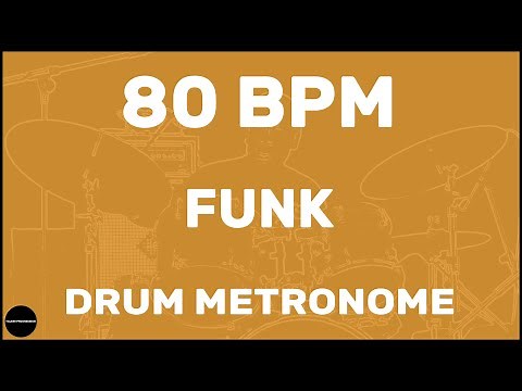 Funk | Drum Metronome Loop | 80 BPM