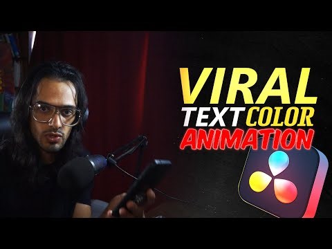 EASY Viral Text Effect in DaVinci Resolve + PRESET