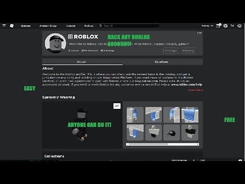 How to HACK ANY ROBLOX accounts! (2020) *WORKING*