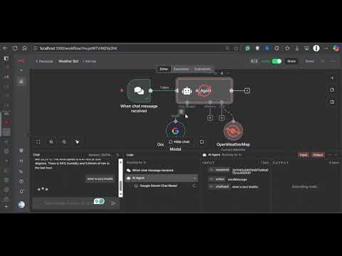 How to make a Weather Bot on n8n with API Keys