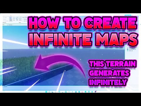 How to create INFINITE MAPS with Roblox studio terrain